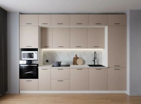 Кухонный гарнитур Шампань 3400 (Стол. 38мм) в Ревде - revda.ok-mebel.com | фото