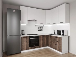 Кухонный гарнитур Старое Дерево 2200*1600 h950 (Стол. 38мм) в Ревде - revda.ok-mebel.com | фото