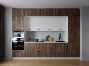 Кухонный гарнитур Старое Дерево 3400 (Стол. 26мм) в Ревде - revda.ok-mebel.com | фото