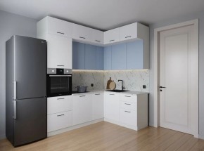 Кухонный гарнитур угловой Капри 2200*1700 (Стол. 26мм) в Ревде - revda.ok-mebel.com | фото