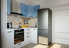 Кухонный гарнитур угловой Капри 2200х1000 (Стол. 26мм) в Ревде - revda.ok-mebel.com | фото