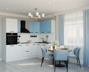 Кухонный гарнитур угловой Капри 2400х1600 (Стол. 26мм) в Ревде - revda.ok-mebel.com | фото
