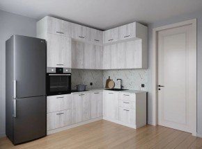 Кухонный гарнитур угловой Пайн 2200*1700 (Стол. 26мм) в Ревде - revda.ok-mebel.com | фото