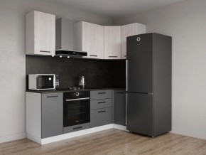 Кухонный гарнитур угловой Санторини 2200*1000 (Стол. 38мм) в Ревде - revda.ok-mebel.com | фото