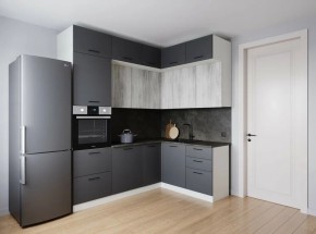 Кухонный гарнитур угловой Санторини 2200*1700 (Стол. 26мм) в Ревде - revda.ok-mebel.com | фото