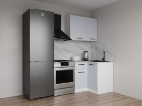 Кухонный гарнитур угловой Смоки 1000*1000 (Стол. 38 мм) в Ревде - revda.ok-mebel.com | фото