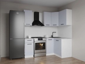 Кухонный гарнитур угловой Смоки 2000*1200 (Стол. 26мм) в Ревде - revda.ok-mebel.com | фото