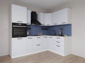 Кухонный гарнитур угловой Смоки 2400*1600 (Стол. 38мм) в Ревде - revda.ok-mebel.com | фото