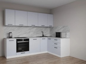 Кухонный гарнитур угловой Смоки 2600*1600 (Стол. 38 мм) в Ревде - revda.ok-mebel.com | фото