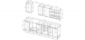 Кухонный гарнитур Виола 2800 (Стол. 26мм) в Ревде - revda.ok-mebel.com | фото 2