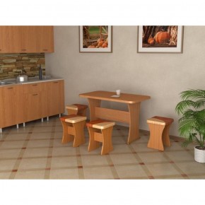 Кухонный стол и 4 табурета Титул в Ревде - revda.ok-mebel.com | фото