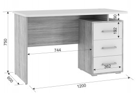 ЛАЙТ 2 Стол компьютерный (1200) в Ревде - revda.ok-mebel.com | фото 2