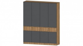 ЛЕНОРА Шкаф 4х створчатый (графит) в Ревде - revda.ok-mebel.com | фото