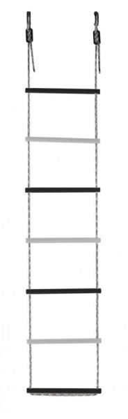 Лестница веревочная 7 перекладин цв.черный, белый D=25  в Ревде - revda.ok-mebel.com | фото