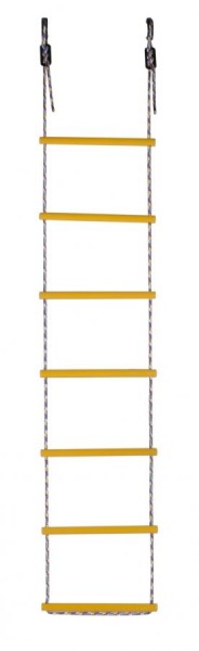 Лестница веревочная 7 перекладин цв.желтый D=25  в Ревде - revda.ok-mebel.com | фото