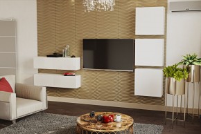 ЛИНДА Гостиная (Белый/Белый) в Ревде - revda.ok-mebel.com | фото 4