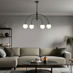 Люстра на штанге Eurosvet Cenacolo 30179/4 черный в Ревде - revda.ok-mebel.com | фото 2