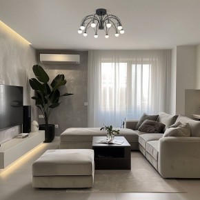Люстра на штанге Eurosvet Ragno 90035/10 LED черный в Ревде - revda.ok-mebel.com | фото 5