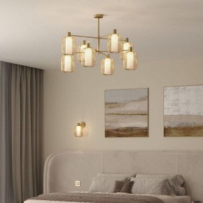 Люстра на штанге Eurosvet Voile 30192/8 золото в Ревде - revda.ok-mebel.com | фото 3