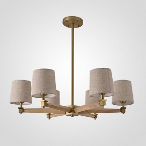 Люстра на штанге Imperiumloft Jorgenson Beige/Light wood STAVRA01 в Ревде - revda.ok-mebel.com | фото