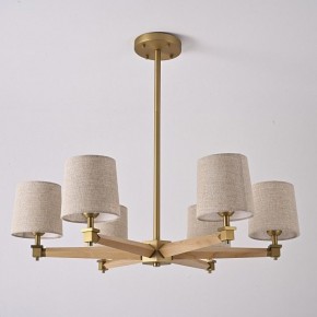 Люстра на штанге Imperiumloft Jorgenson Beige/Light wood STAVRA01 в Ревде - revda.ok-mebel.com | фото 3