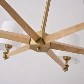 Люстра на штанге Imperiumloft Jorgenson White/Light wood STAVRA01 в Ревде - revda.ok-mebel.com | фото 13