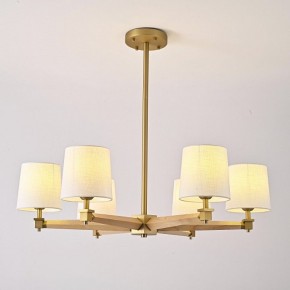 Люстра на штанге Imperiumloft Jorgenson White/Light wood STAVRA01 в Ревде - revda.ok-mebel.com | фото 3