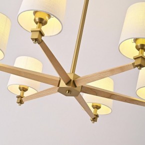 Люстра на штанге Imperiumloft Jorgenson White/Light wood STAVRA01 в Ревде - revda.ok-mebel.com | фото 7