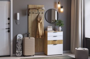 МЕБЕЛЬСОН К3 Прихожая (белое дерево) в Ревде - revda.ok-mebel.com | фото