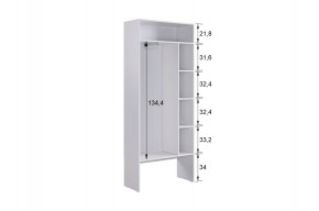 МЕРСИ Прихожая (модульная) графит в Ревде - revda.ok-mebel.com | фото 5