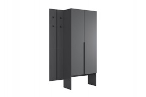 МЕРСИ Прихожая (модульная) графит в Ревде - revda.ok-mebel.com | фото 6