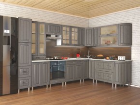 Модульная кухня Луксор клен серый в Ревде - revda.ok-mebel.com | фото 2