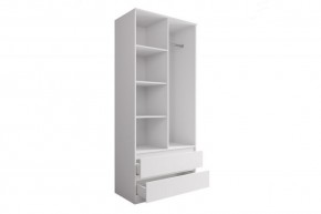 МОРИ МШ 900.2 Шкаф с 2мя дв и 2мя ящ. (белый) в Ревде - revda.ok-mebel.com | фото 3