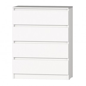 МС "Хилтон" Комод №1 800 (4 ящ.) белый текстурный в Ревде - revda.ok-mebel.com | фото 2