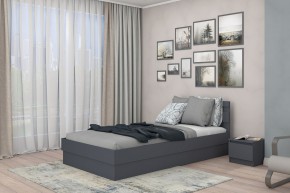МС "Хилтон" Кровать 1,2 (графит) в Ревде - revda.ok-mebel.com | фото