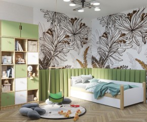 Мягкие панели ПОЛОСЫ ПРЯМЫЕ 15*90 (4 шт.) для детской в Ревде - revda.ok-mebel.com | фото 3