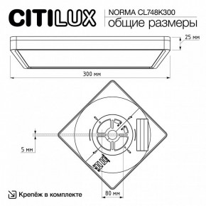 Накладной светильник Citilux Norma CL748K300 в Ревде - revda.ok-mebel.com | фото 7