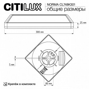 Накладной светильник Citilux Norma CL748K301 в Ревде - revda.ok-mebel.com | фото 11