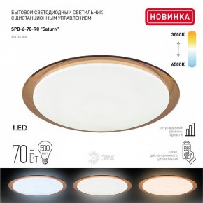 Накладной светильник Эра Классик SPB-6-70-RC Saturn (B) в Ревде - revda.ok-mebel.com | фото 2