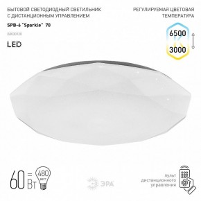 Накладной светильник Эра Классик SPB-6-70-RC Sparkle в Ревде - revda.ok-mebel.com | фото 2