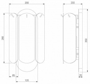 Накладной светильник Eurosvet Claire 60170/2 золото в Ревде - revda.ok-mebel.com | фото 4