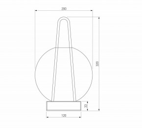 Настольная лампа декоративная Eurosvet Frasco 80507/1 синий в Ревде - revda.ok-mebel.com | фото 2