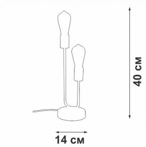 Настольная лампа декоративная Vitaluce V3005 V3005-1/2L в Ревде - revda.ok-mebel.com | фото 5