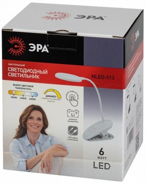 Настольная лампа офисная Эра  NLED-513-6W-W в Ревде - revda.ok-mebel.com | фото 7