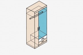 НИКА Н10з Шкаф для одежды в Ревде - revda.ok-mebel.com | фото 4