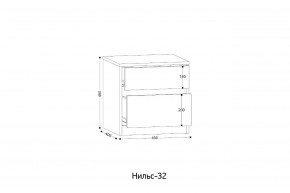 НИЛЬС - 32 Тумба в Ревде - revda.ok-mebel.com | фото 2