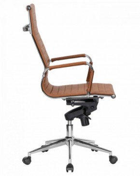 Офисное кресло для руководителей DOBRIN CLARK LMR-101F светло-коричневый №321 в Ревде - revda.ok-mebel.com | фото 3