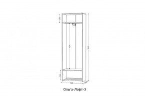 ОЛЬГА-ЛОФТ 3 Шкаф 2-х створчатый в Ревде - revda.ok-mebel.com | фото 3