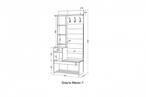 ОЛЬГА-МИЛК Прихожая (модульная) в Ревде - revda.ok-mebel.com | фото 2