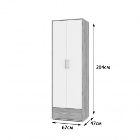 ОЛИВИЯ Детская (модульная) дуб серый/белый в Ревде - revda.ok-mebel.com | фото 17